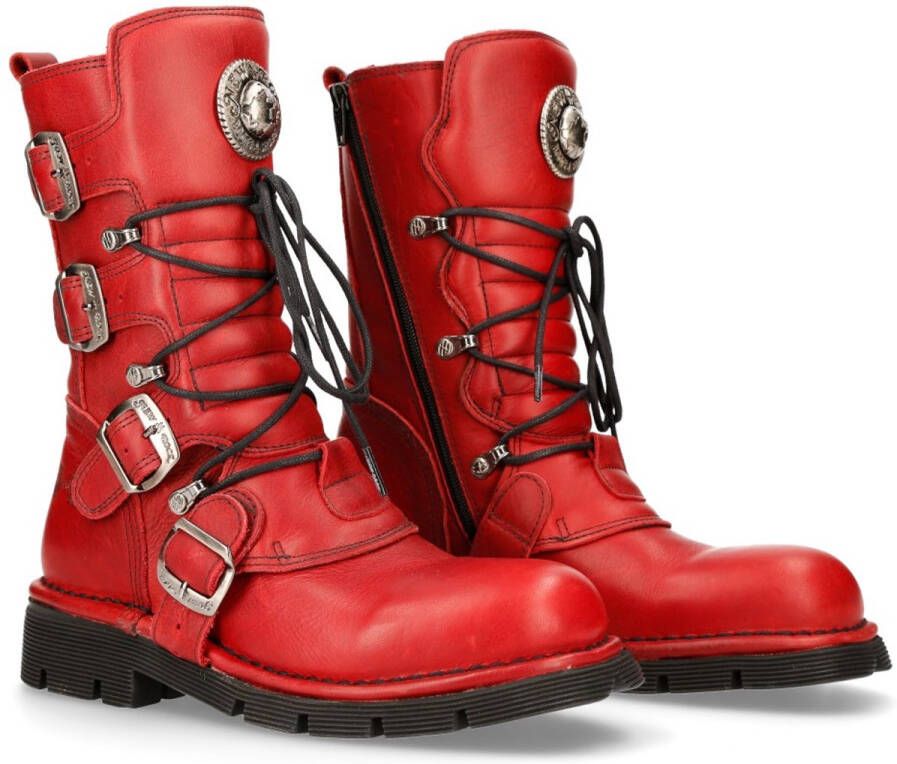 New Rock M-1473-S120 Plateau Laarzen 39 Shoes Rood