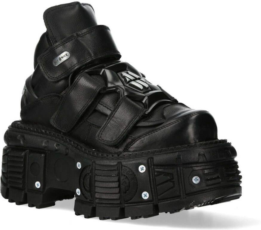 New Rock M-285- Plateau schoenen Zwart