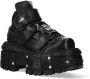 New Rock M-285- Plateau schoenen Zwart - Thumbnail 2
