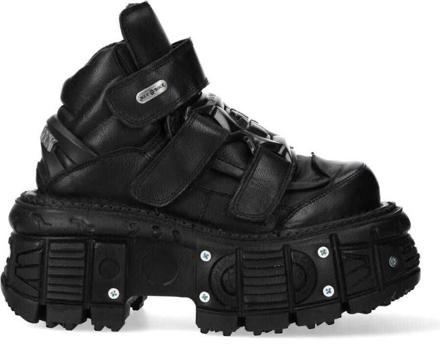 New Rock M-285- Plateau schoenen Zwart