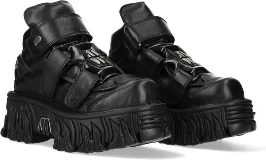 New Rock M-285-S54 Plateau Laarzen 46 Shoes Zwart