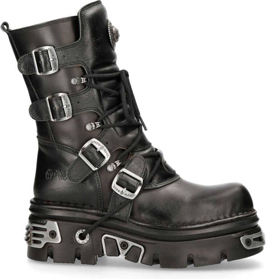 New Rock M-373-S4 Plateau Laarzen 47 Shoes Zwart