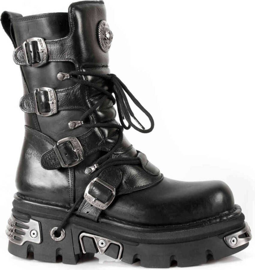New Rock M-373-S4 Plateau Laarzen 48 Shoes Zwart