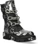 New Rock M-727-S6 Chain and flame boots - Thumbnail 1