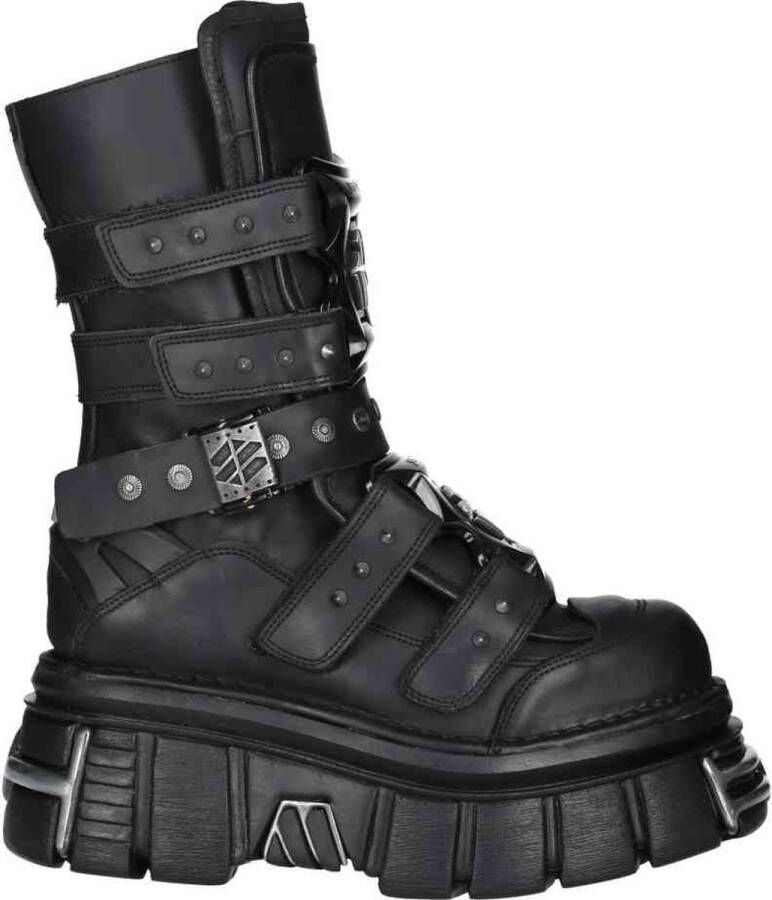 New Rock M-MET422-S1 Plateau Laarzen 45 Shoes Zwart
