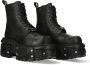 New Rock M-TANK083- Plateau Laarzen 43 Shoes Zwart Zwart - Thumbnail 4