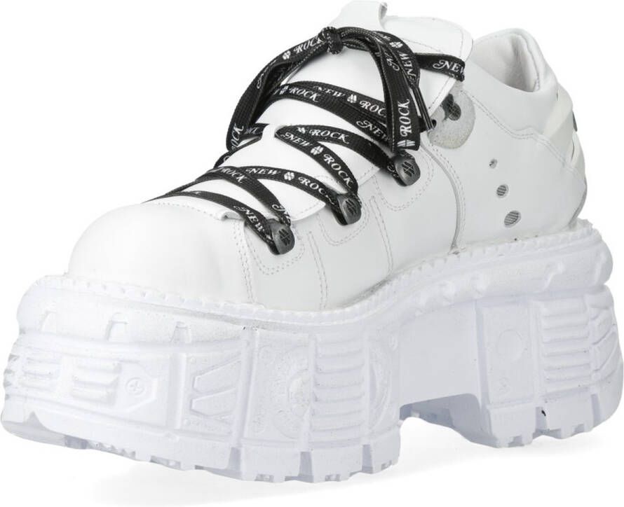 New Rock M-TANK120NSHLACE- Plateau schoenen Wit