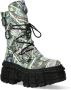 New Rock M-WALL028B- Plateau schoenen Groen - Thumbnail 1