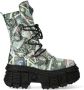 New Rock M-WALL028B- Plateau schoenen Groen - Thumbnail 2
