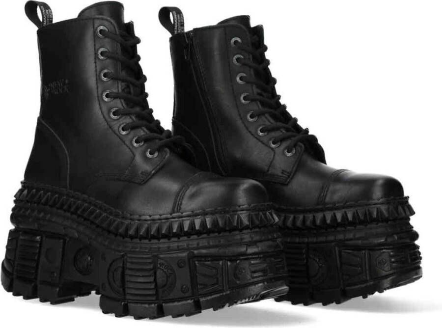 New Rock M-WALL083 S3 Enkellaars 39 Shoes Zwart