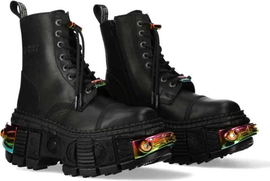 New Rock M-WALL083CCT-S8 Enkellaars 37 Shoes Zwart