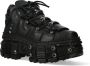 New Rock M-WALL106-S25 Schoenen Met Veters zwart - Thumbnail 1