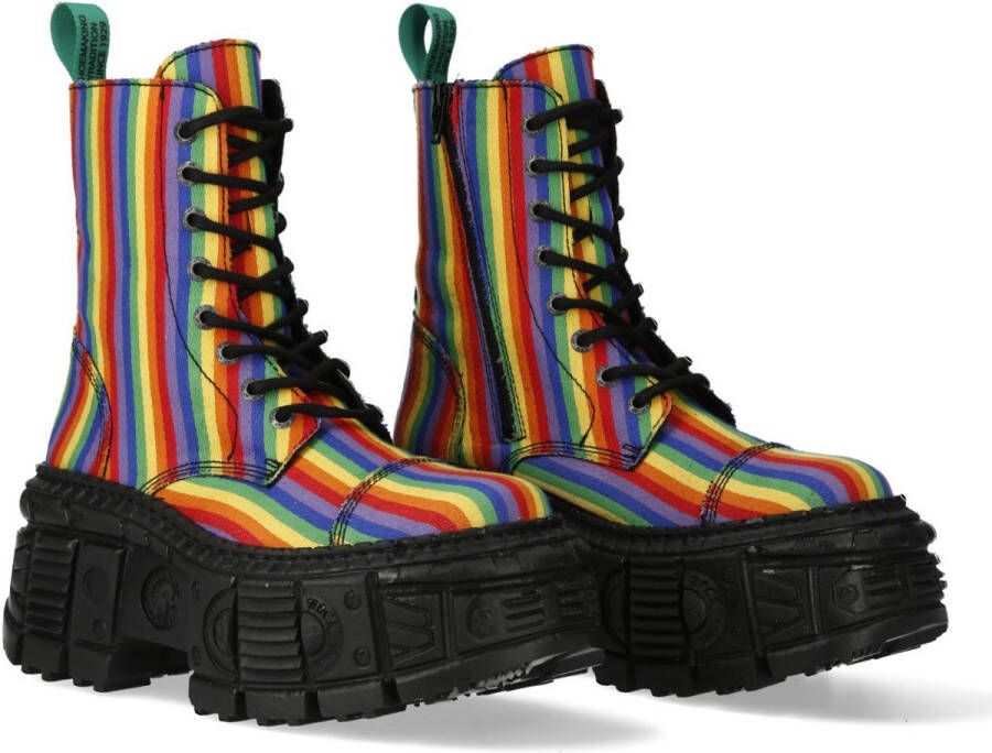 New Rock M-WALL126-V10 Vegan Plateau Sneakers 43 Shoes Zwart