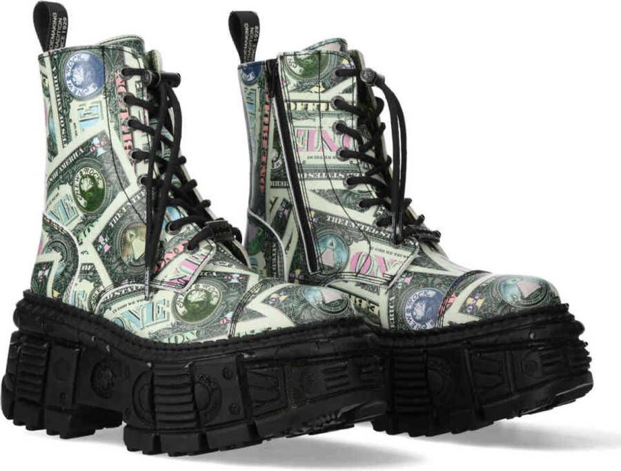 New Rock M-WALL126CCT- Plateau Laarzen 41 Shoes Zwart