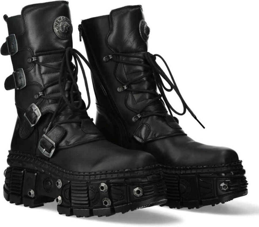 New Rock M-WALL373-S11 Plateau Laarzen 39 Shoes Zwart