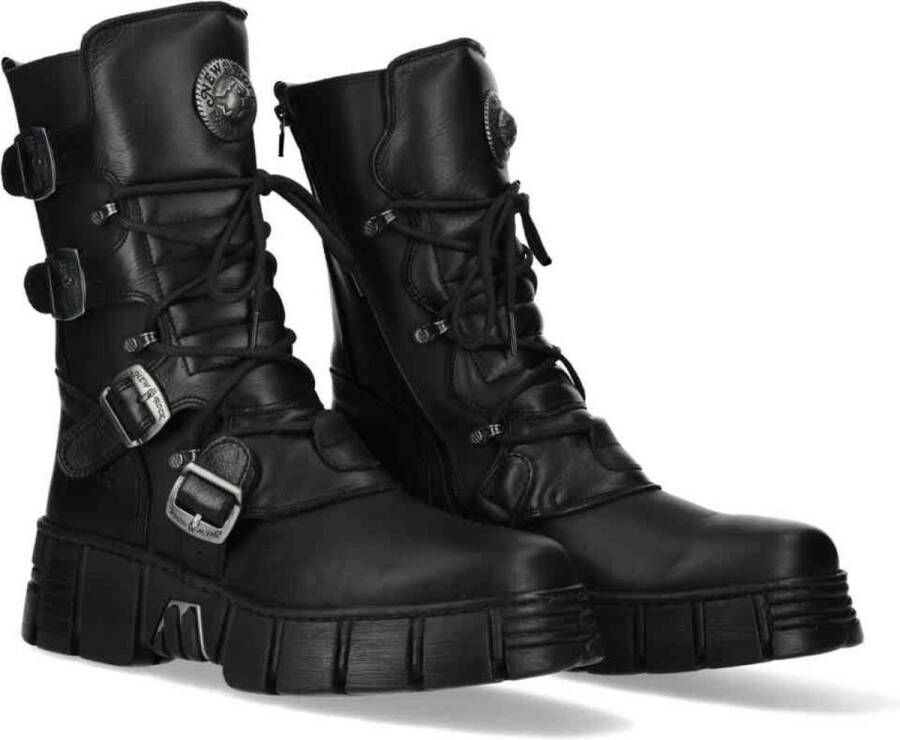 New Rock M-WALL373-S7 Plateau Laarzen 38 Shoes Zwart