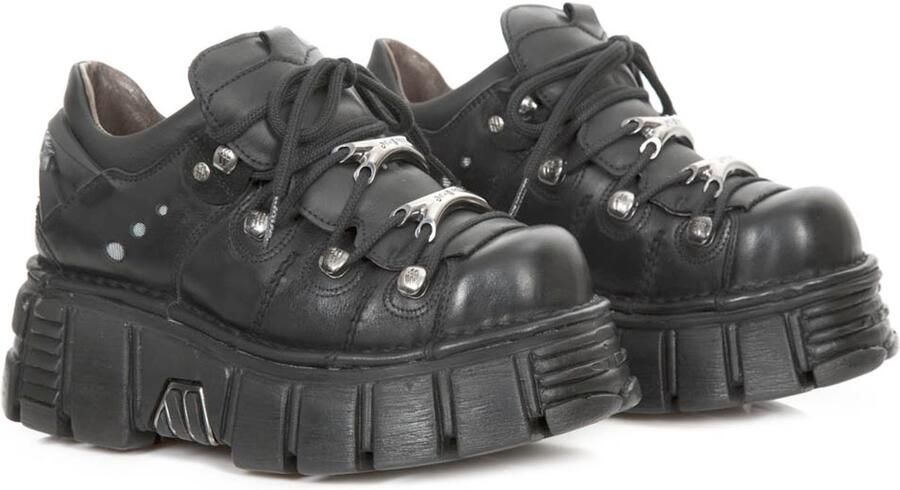 New Rock M-120N-S16 Plateau Laarzen 39 Shoes Zwart