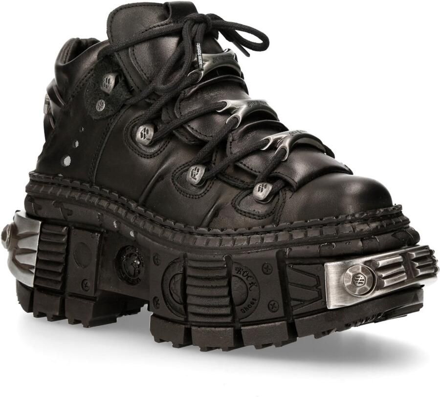 New Rock Sneakers laag 'WALL106-S10' zwart