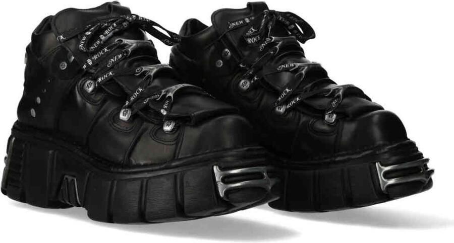 New Rock M-106LACE-S1 Plateau sneakers 42 Shoes Zwart