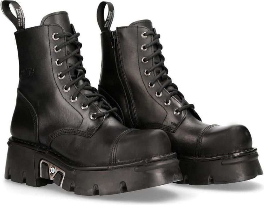 New Rock MNEWMILI083S19 Veterlaars 41 Shoes Zwart