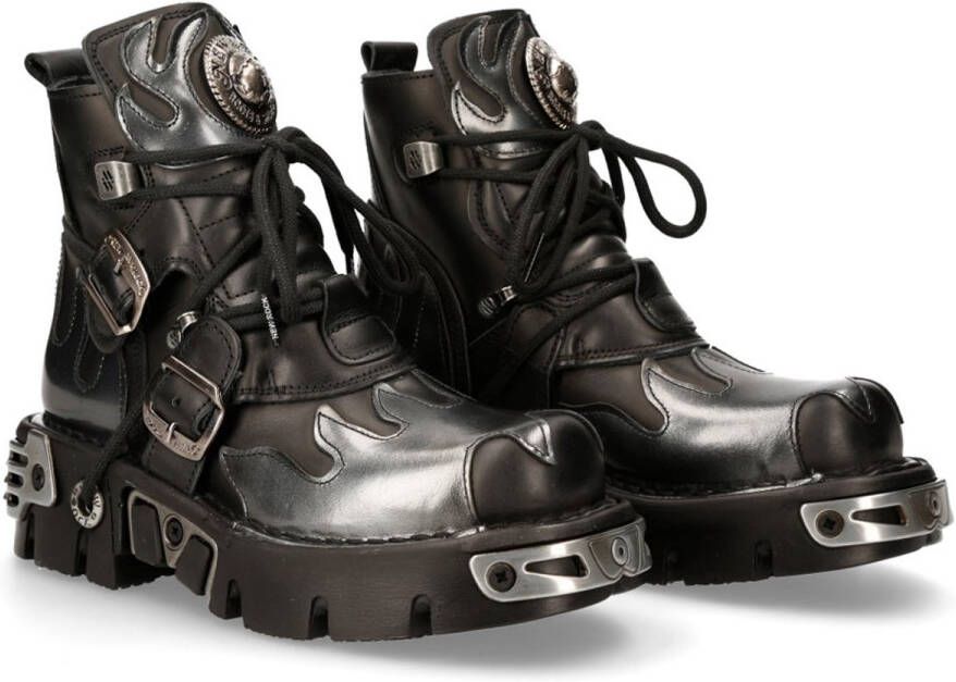 New Rock Plateau Laarzen M-288-S2 Zwart
