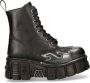 New Rock Plateau Laarzen M-MILI134 Zwart - Thumbnail 2