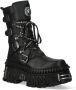New Rock Plateau Laarzen M-WALL1473-S13 Zwart - Thumbnail 1