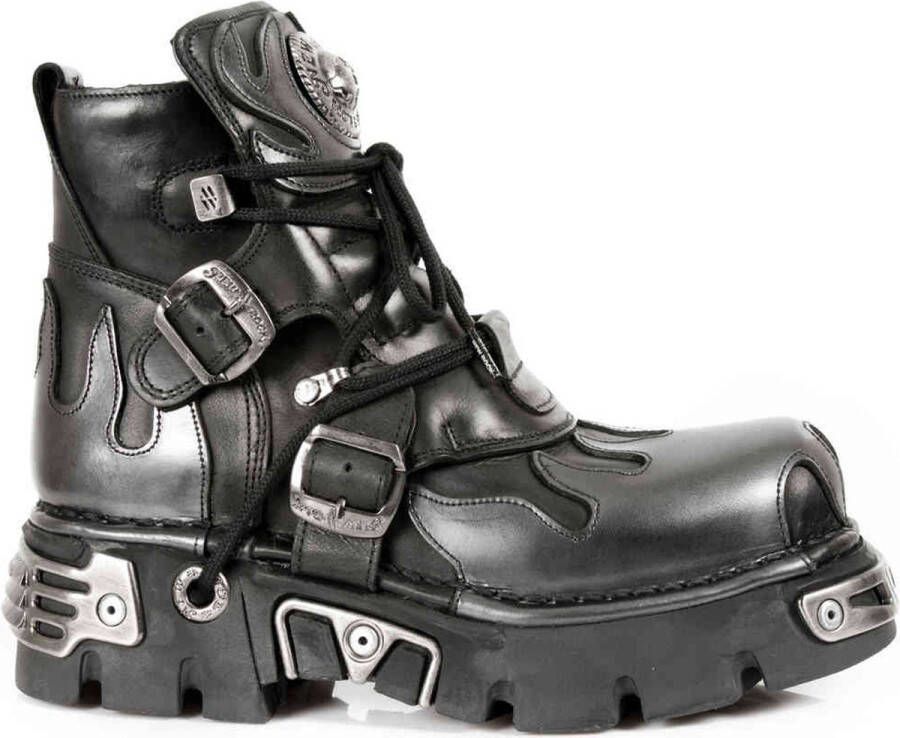 New Rock Plateau Laarzen M.288-S2 Zwart