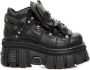 New Rock Plateau sneakers M-106-S29 Zwart - Thumbnail 1