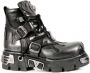 Newrock New Rock Enkellaars 43 Shoes M 288 S2 Zwart Grijs - Thumbnail 7