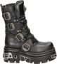 New Rock unisex veterboot Zwart - Thumbnail 1