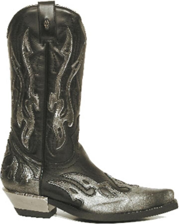 Newrock New Rock M7921S3 Cowboy Laarzen 44 Shoes Zwart Grijs