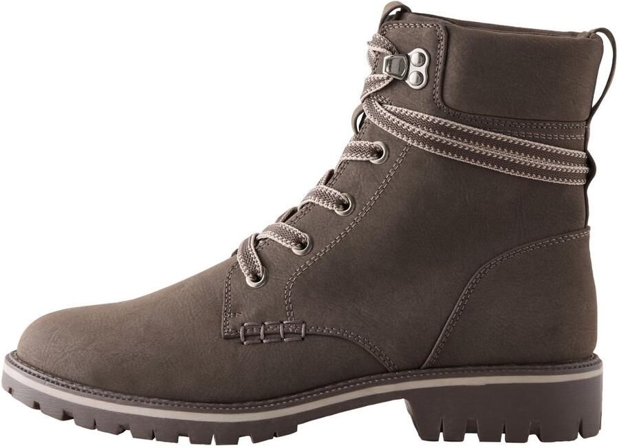 Next Dames Casual enkellaarsjes met veters Bruin