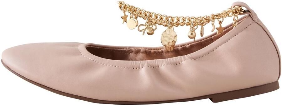 Next Dames Forever Comfort Ballerina s met zachte ronde neus en enkelbandje Roze