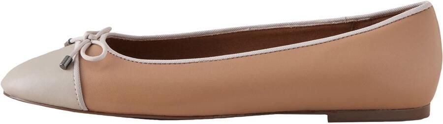 Next Dames Forever Comfort ballerina's met ronde neus Bruin