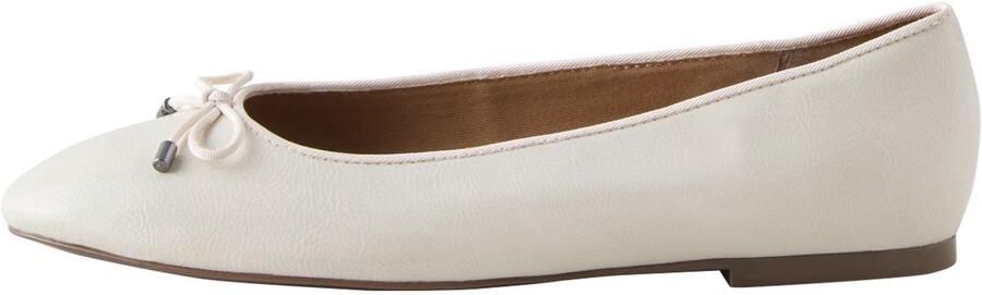 Next Dames Forever Comfort ballerina's met ronde neus Crème