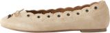 Next Dames Forever Comfort balletballerina s van suède met oogjes Bruin - Beige