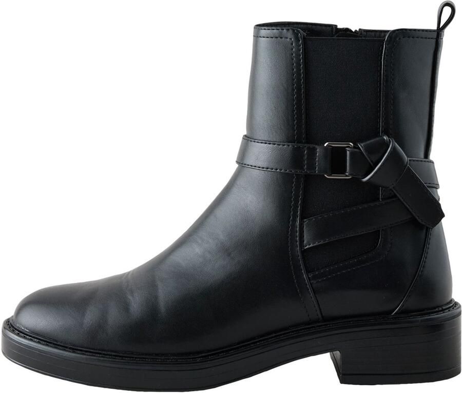 Next Dames Forever Comfort Chelsea-enkellaarzen met knoop Zwart