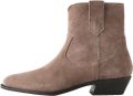 Next Dames Forever Comfort suède cowboylaarzen met extra brede pasvorm Bruin - Bruin
