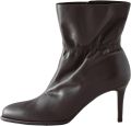 Next Dames Forever Comfort enkellaarzen met ruches Bruin - Chocolate