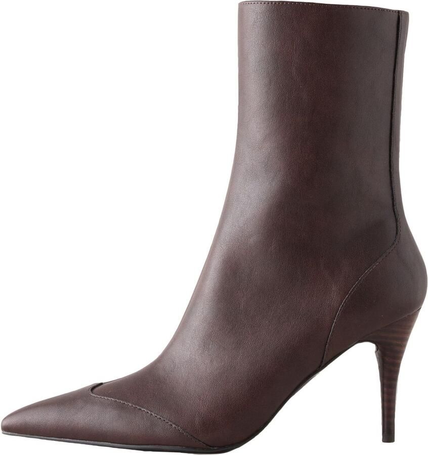 Next Dames Forever Comfort enkellaarzen met spitse neus Bruin