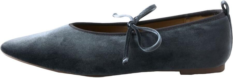 Next Dames Forever Comfort fluwelen Mary Jane-schoenen Grijs - Foto 1