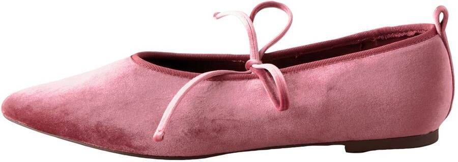 Next Dames Forever Comfort fluwelen Mary Jane-schoenen Roze
