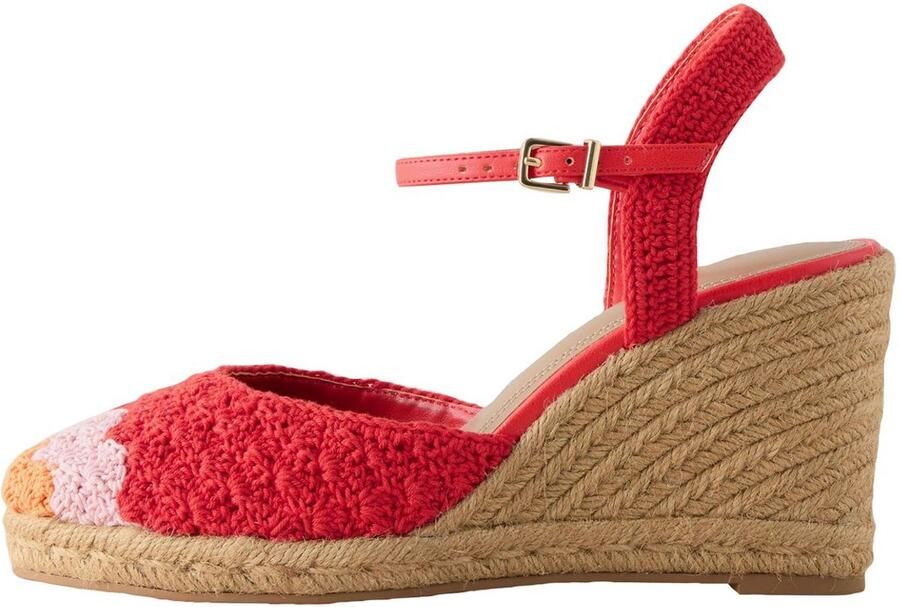 Next Dames Forever Comfort gehaakte sleehakken met bedekte neus Rood