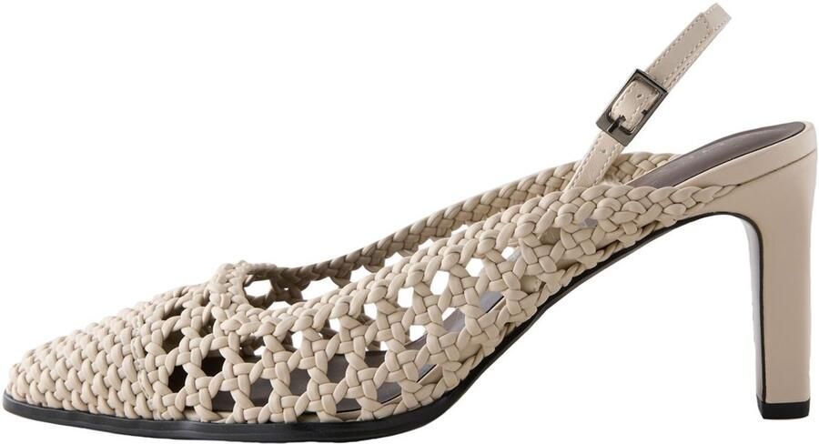 Next Dames Forever Comfort gevlochten pumps met hielbandje Crème