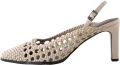 Next Dames Forever Comfort gevlochten pumps met hielbandje Crème - Beige