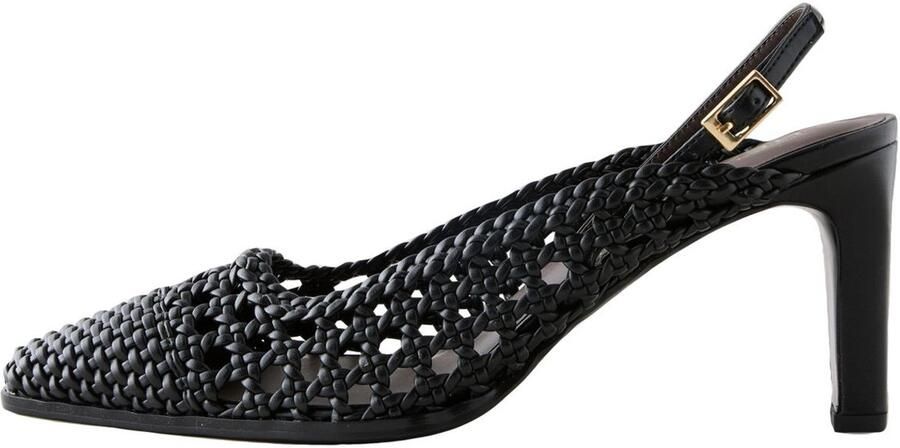 Next Dames Forever Comfort gevlochten pumps met hielbandje Zwart
