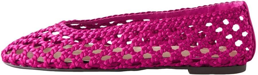Next Dames Forever Comfort geweven ballerina's van satijn Roze