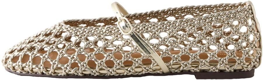 Next Dames Forever Comfort geweven Mary-Jane schoenen Goud