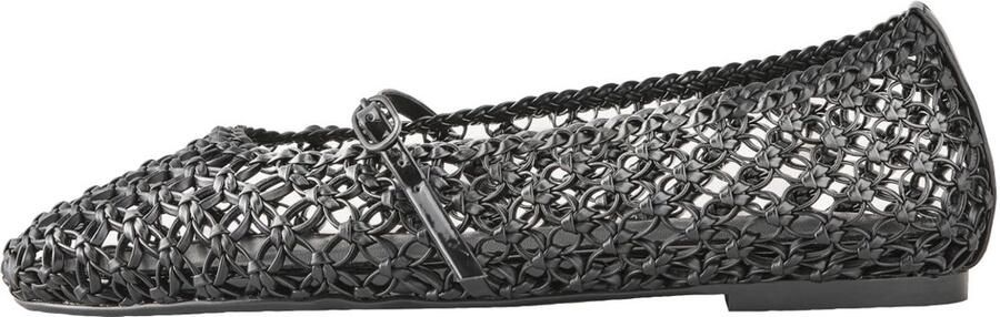 Next Dames Forever Comfort geweven Mary Jane-schoenen met bloemen Zwart
